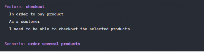 Scénarios Automatisation tests JS