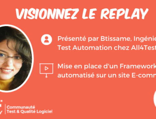 Webinaire d’une mis en place d’un Framework de test automatisé sur un site E-commerce