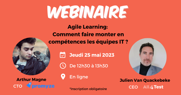 Webinaire Agile Learning: comment faire monter en compétences les équipes IT ?